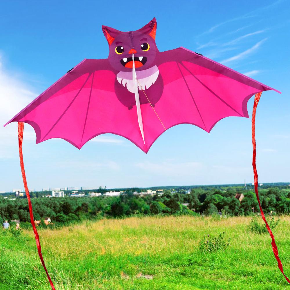 Leicht zu fliegender 1M-Cartoon-Drachen, guter Flugdrachen für Kinder, neues Kunststoff-Flugspielzeug für Outdoor-Sportarten