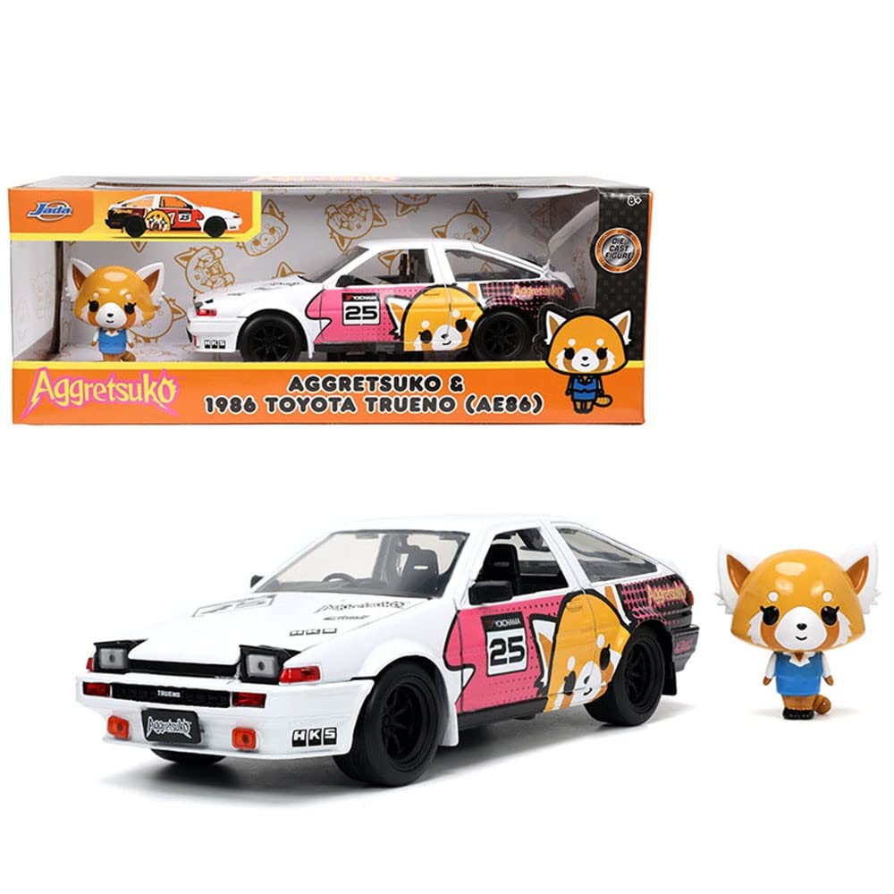 

JADA TOYS Toyota Trueno 1986 Aggressive Retsuko Figure Toyota Trueno Aggretsuko 33725 1/24 [Item]