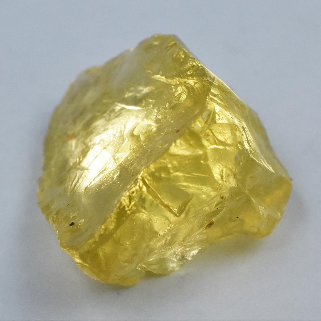 Natural Topaz Loose Gemstone Uncut Rough 59.40 Ct Lemon for Lapidary and Gem Collections