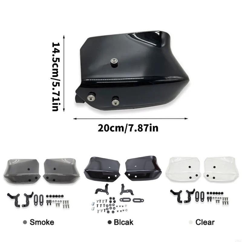 28GC Motorcycle Windshield Protector Protective Hand Shield Plastic for FORZA350