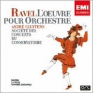 

CD ANDRE CLUYTENS, RAVEL, PARIS CONSER - Bolero (Ravel: Orchestral Works Vol TOCE90013 Japan ObiClassical Used