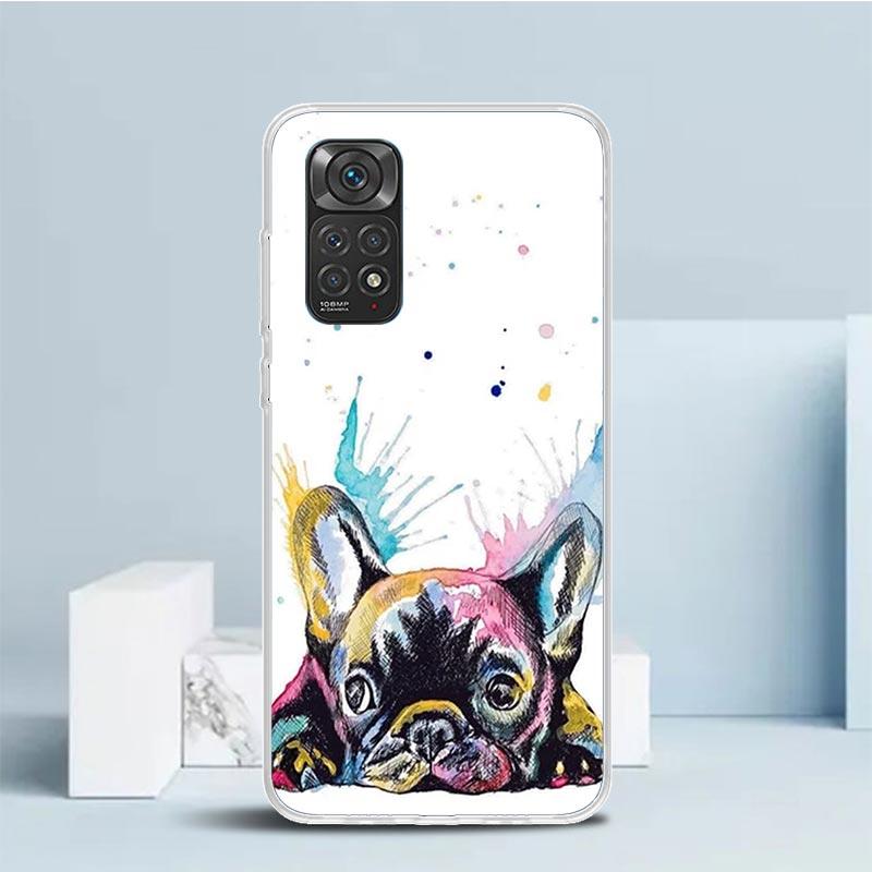 French Bulldog Dog Pug Phone Case For Xiaomi Redmi Note 15 14 14S 13 12S 12 Pro Plus 11S 11 11T 11E 10S 10 + Soft TPU Back Cover