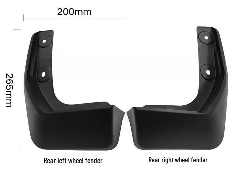 Toyota Avanza 2012-2021 Tire Mud Flaps - Cross-border Modification Mudguards