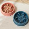 PP Material Puppy Slow Feeder Star Pattern Pet Feeding Bowl New Pet Puzzle Feeder  for Dog Cat