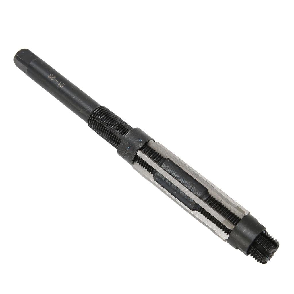 Adjustable Reamer Hand Chucking Tool 6 Flute 64mm Length 9SiCr 21‑23mm Adjustment Range
