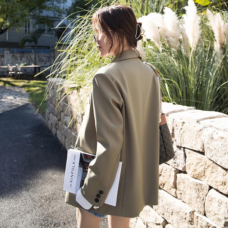 Women's Loose Korean Style Suit Jacket - Spring/Autumn High-End Streetwear Niche Design