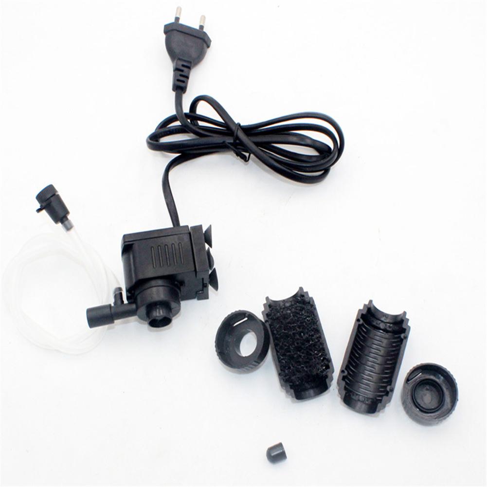 2W Mini Fish Tank Filter Pump Aquarium Sponge Filtering Accessories
