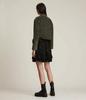 Handmade Green Women Genuine Soft Pure Suede Leather Jacket Biker Casual Classy