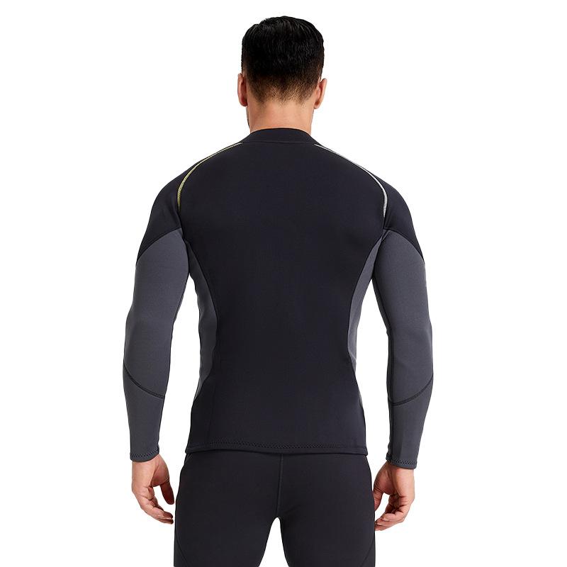 3Mm Wetsuit Men's Split Wetsuit Cold-proof Warm Top Pants Snorkeling Surfing Winter Swimsuit