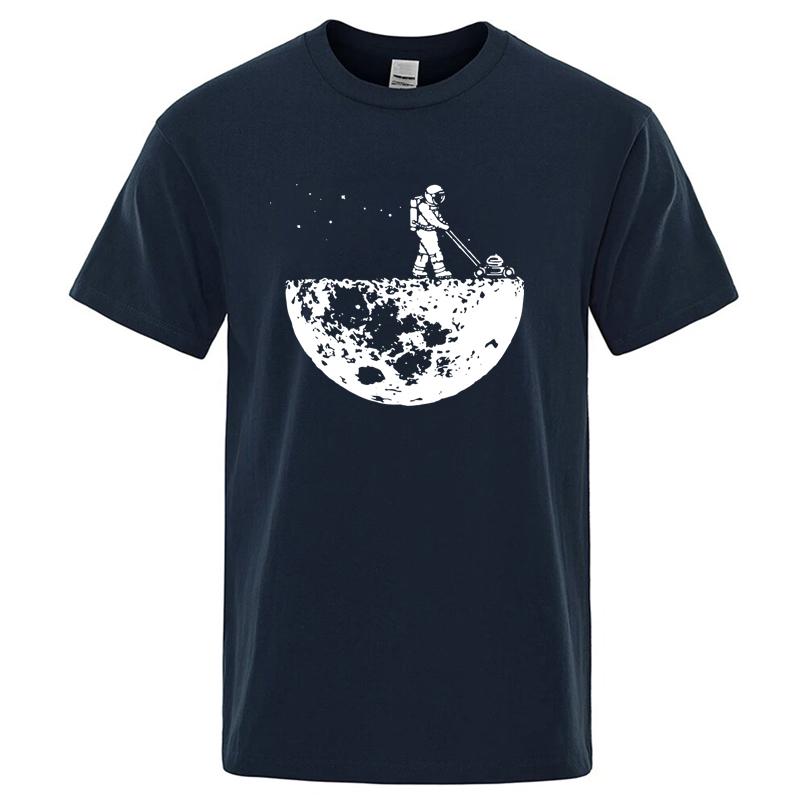 

Men Tshirt High Quality100 Funny Cotton Lunar Cleaner Printing Casual Cool Loose Oneck Male for MenTshirt Hip Hop Tees 4XL