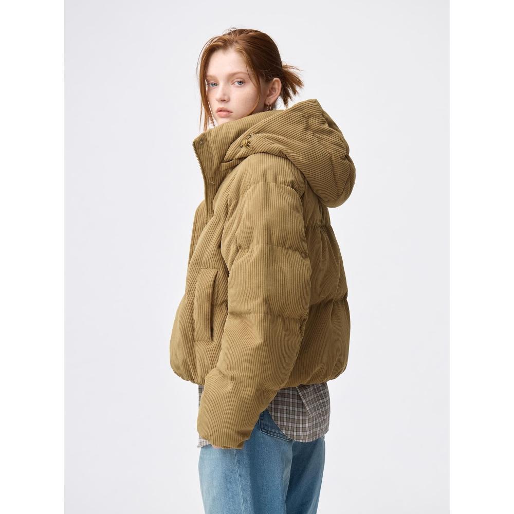 Uniqlo Gu Warm Padded Corduroy Jacket