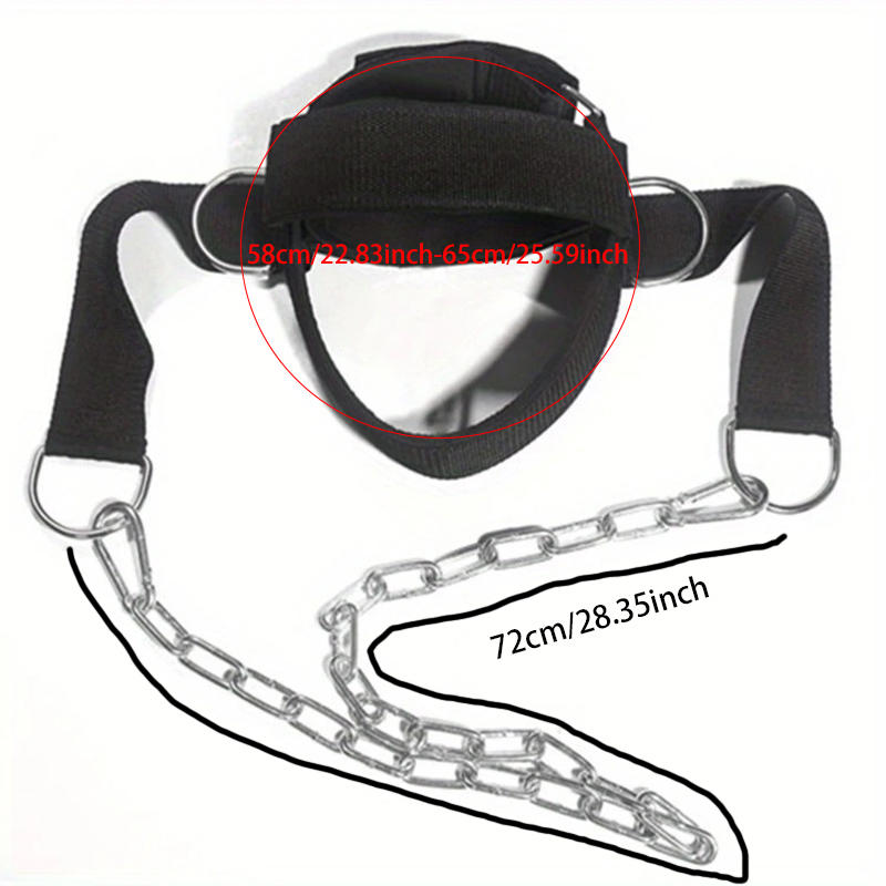1PC Harnais de Tête et Entraîneur de Cou Ceinture de Poids Poids d'Épaule Entraînement de Force Casquette de Poids pour la Tête et le Cou Fitness