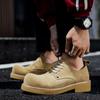 Fashion British Style Men Genuine Leather Casual Shoes Classic Outdoor Antiskid Oxford Dress Shoes Handmade Designer Business Flat Shoes