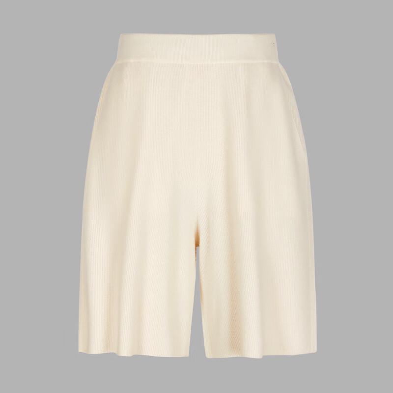Women's Wool Knit Elastic Waist Shorts