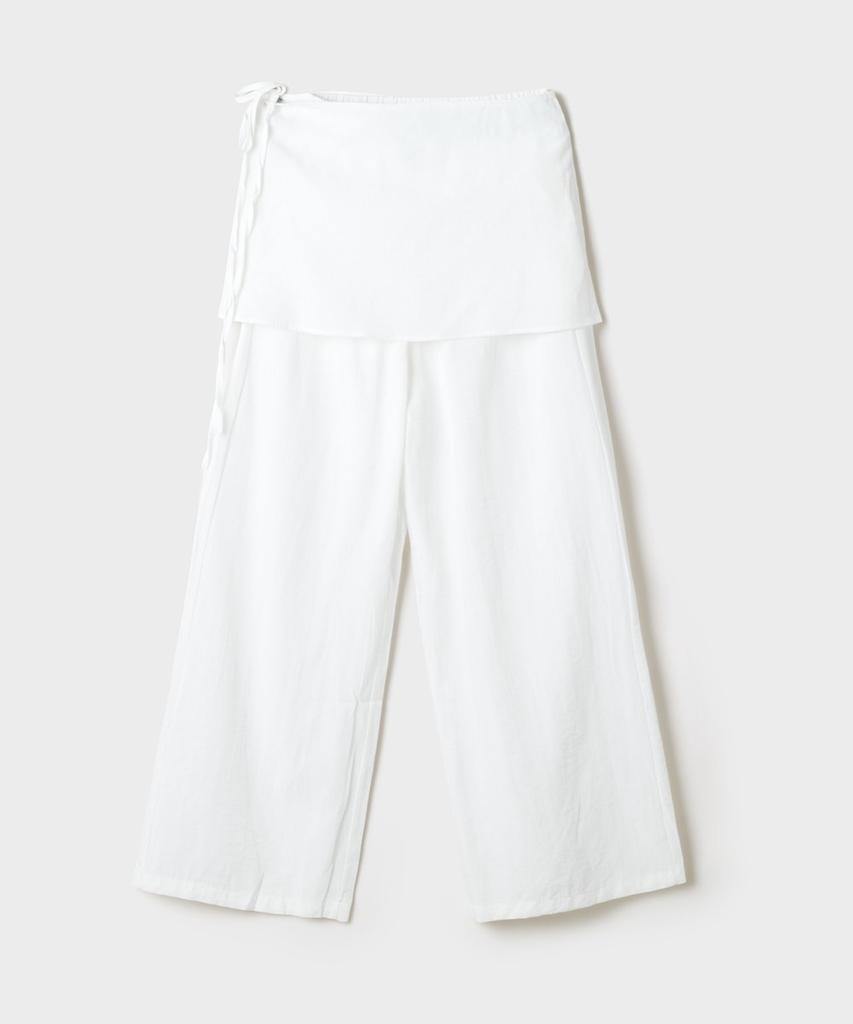 Seupao [Cool] Wrap Flare Light Cotton Pants_Sptcg37G91