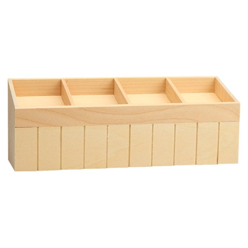 

Natural Wood Fruit Vegetable Display Rack 1/12 Miniature Doll House Supermarket Scene Decors For Kids Imaginative Play 1