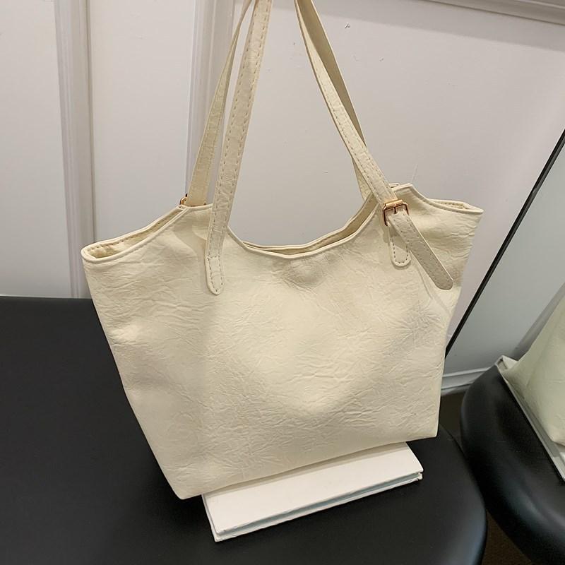 Retro Large-capacity New Versatile Handbag Tote Bag Fashionable Shoulder Underarm Bag Commute To Work