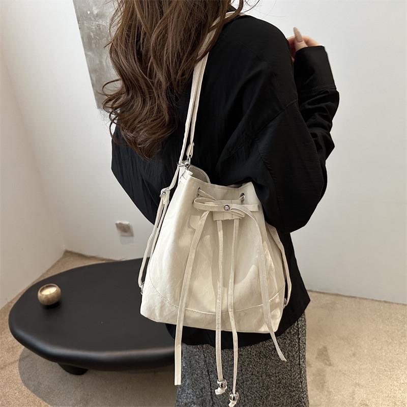 Stylish Water Bucket Bag With Elegant Bow Detail Ideal For Summer Casual Outings