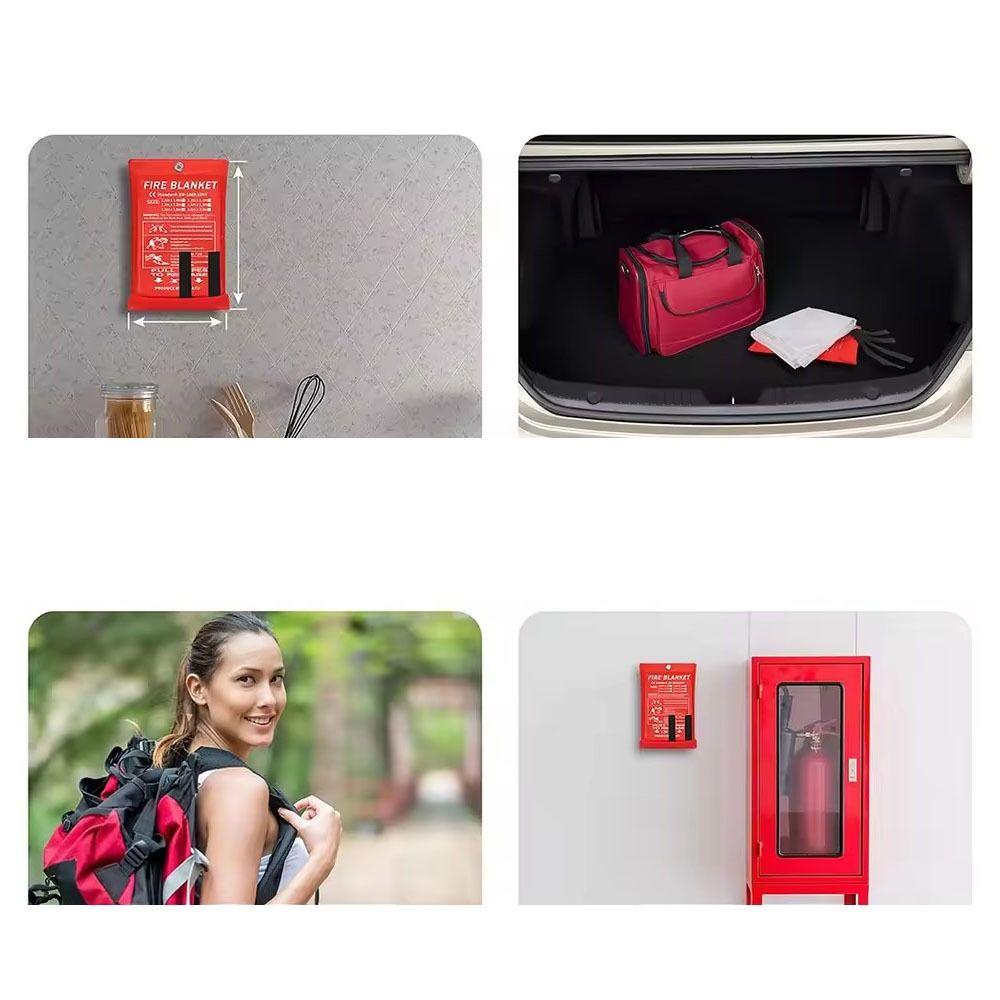 Patvarus Stiklo Pluoštas Atsparus Ugniai Žmonėms Namams Automobiliui Virtuvės Saugumas