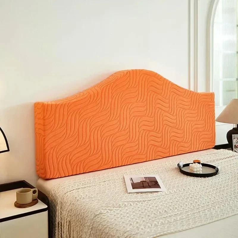 120/150/180/200/220cm Full-inclusive Bedhead Cover Solid Color Bedside Backrest Protection Headboard Dust Cover Bedroom Decor
