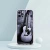 Guitar Strings Music Guitares Instrument Luxury Phone Case For iPhone 16 15 14 13 12 11 Pro Max XS X XR SE 7 8 Plus Clear Cover