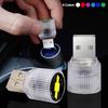 1Pcs USB Car LED Light Auto Interior Atmosphere Light Car Emblem Styling For Chevrolet Spark Silverado Trailblazer Cruze Captiva Lacetti