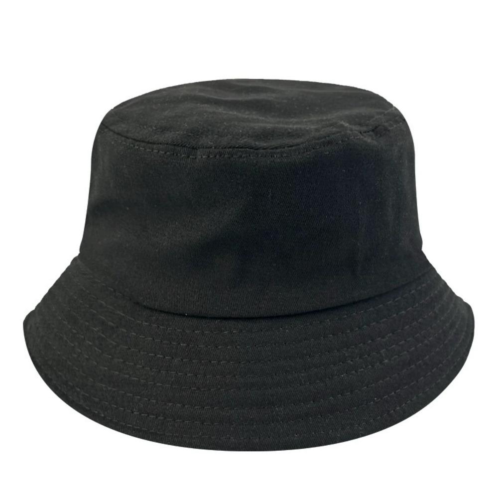 Foldable Fisherman Hat UV Protected Sun Hat Solid Color Sun Protection Hat Fishing Child