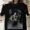 COMBATWEAR Daniel DC Cormier Schwarzes T-Shirt, UFC Kämpfer T-Shirt, Grafik-T-Shirt