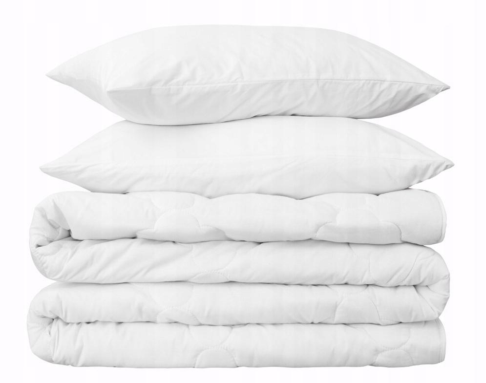 Anti-allergic summer duvet 220x240 cm + 2 pillows 70x80 cm. Lightweight Polish