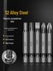 Набір магнітних біт для викруток Phillips та шлиць з S2 сталі для електричних ручних дрилів та пневматичних інструментів