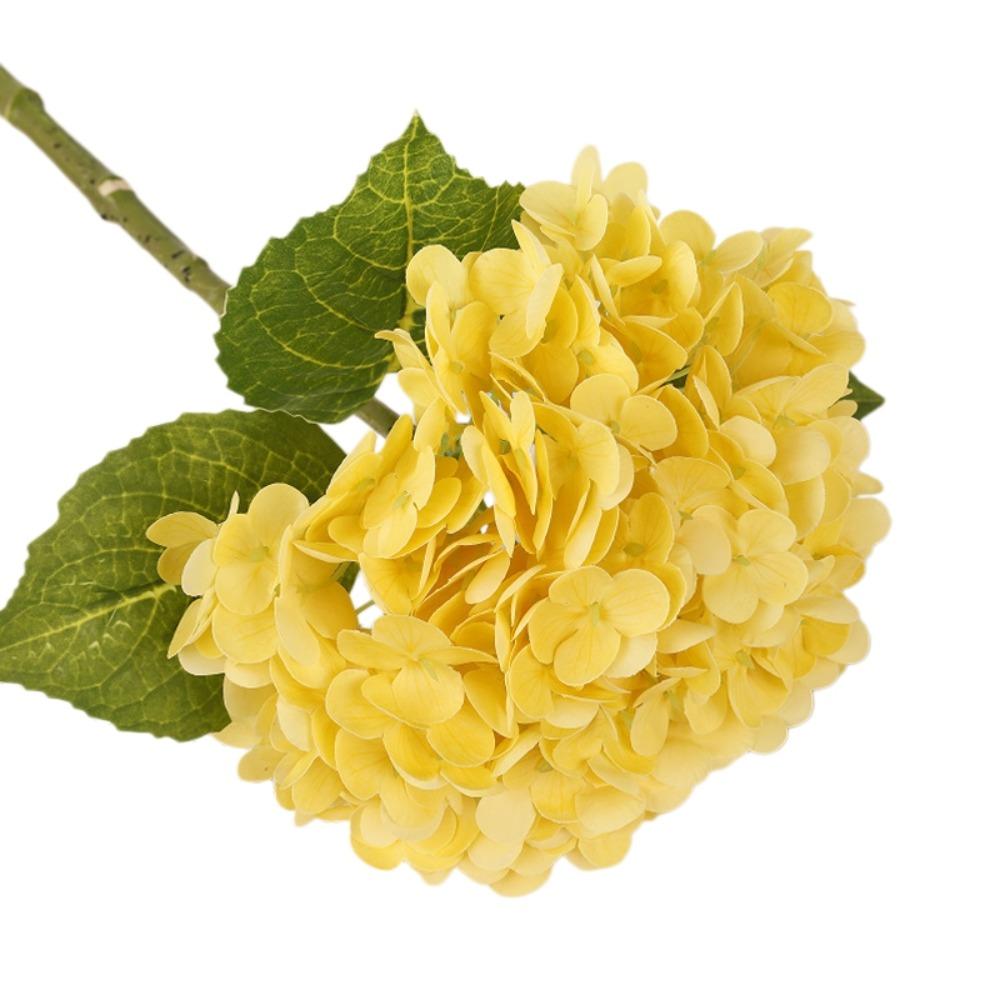 Green Leaf Simulation Colorful Hydrangea Real Touch Fake Flower Home Living Room Decor