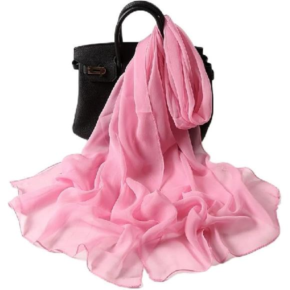 Chiffon Scarfs for Women Lightweight Scarf Shawl Fashion Scarves Sunscreen Shawls for Ladies