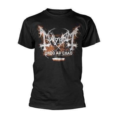 Maglietta Nera Mayhem 'Ordo Ad Chao' - NUOVA