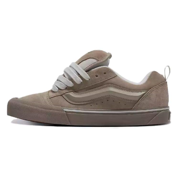 Vans Knu Skool Fashion Trend Low-Top Skate Shoes Unisex Sneakers Brown VN0009QCCH8