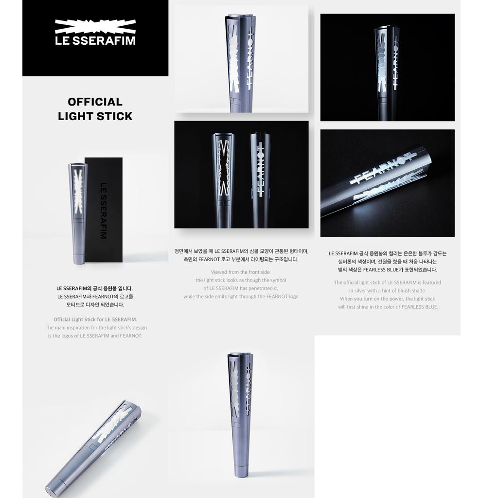 LE SSERAFIM Bâton lumineux officiel