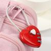 Password Lock TSA Customs Code Lock Combination Padlock Heart Shape Padlock Luggage Travel Lock
