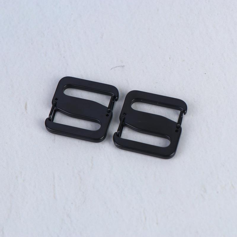 2/4 Pièces Boucle Réglable à Double Ouverture en Acier Inoxydable pour Connexion de Sangle de Sac à Dos Sangle de Sac de Ceinture Mousqueton Clip Boucle Raccord