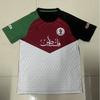 Palestino 2024-2025 Home Away Soccer Jersey Mens Short Sleeve Football Kit Cotton Blend Performance Sportswear