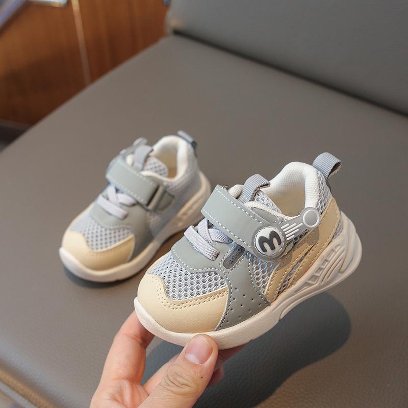 Baby Toddler Non-Slip Soft Sole Mesh Sneakers for Boys & Girls - Spring & Autumn