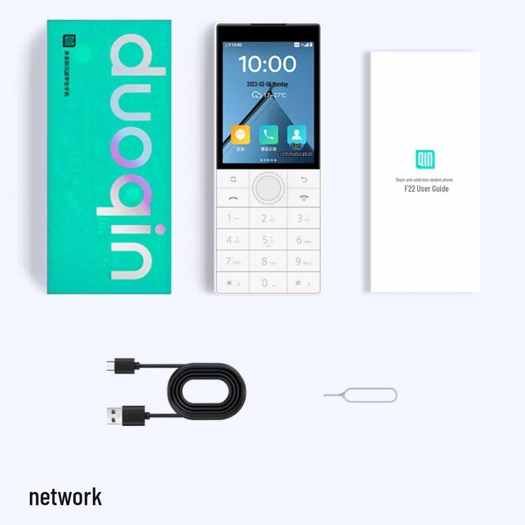 Duoqin F22 Touchscreen Feature Phone for Students & Seniors with WeChat & Douyin Support - International Version