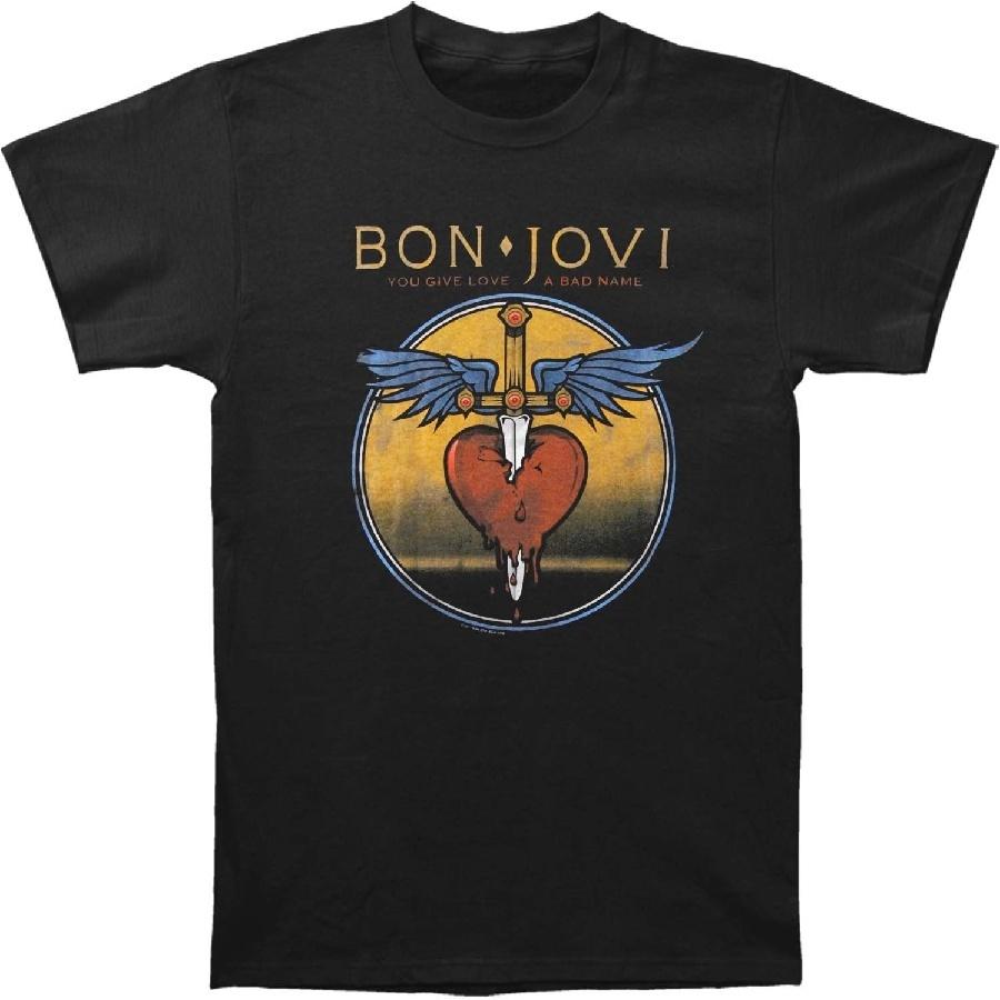 Bon Jovi Men s Bad Name T-Shirt Black XXXXXL чёрный