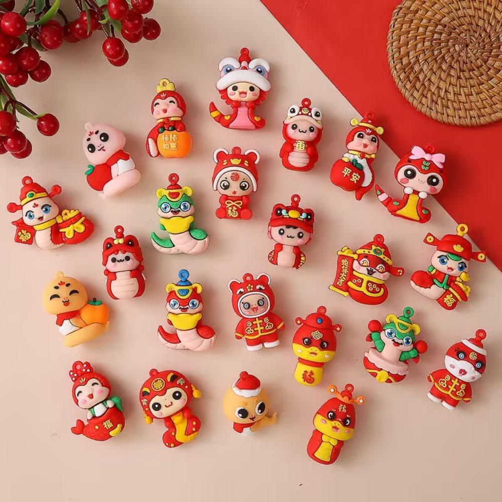 5PCS Miniature Snake Pinch Family Mini Snake Cute Blind Bag Children