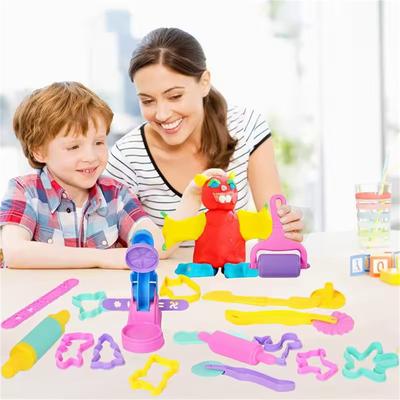 Children DIY Plasticine Mold Modeling Accessories Playdough Tool Kit Plastic Set Knife Mold Kids Educational Toys Gifts