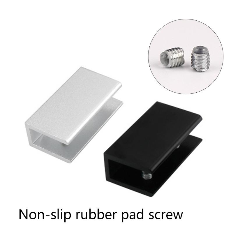 2 Stück Glasregalhalterungen Heimmöbelbeschläge Glasbefestigungsklammern Beschläge für Badezimmer Wohnzimmer