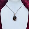 Tree Of Life Copper Watermelon Tourmaline Pendant Copper Wire Wrapped Pendant