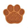 Dog Licking Pad Cat Lick Mat Easy to Clean with Suction Cup Practical Training Slow Feeder Paw Shape