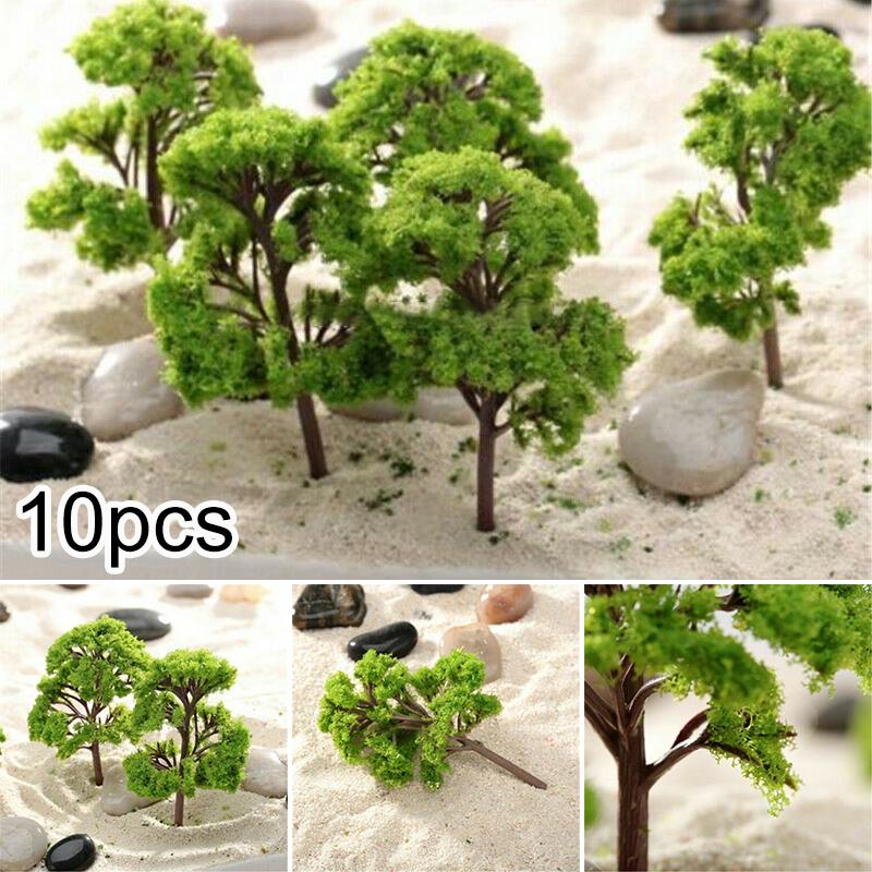 Simulation Model Trees Artificial Decoration Props Garden Railway 10pcs Simulation Model Trees Artificial Decoration Props Garden Railway 10pcs