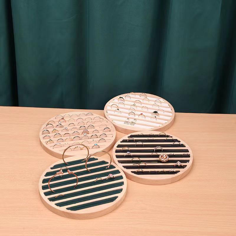 Natural Bamboo Jewelry and Earring Display Tray