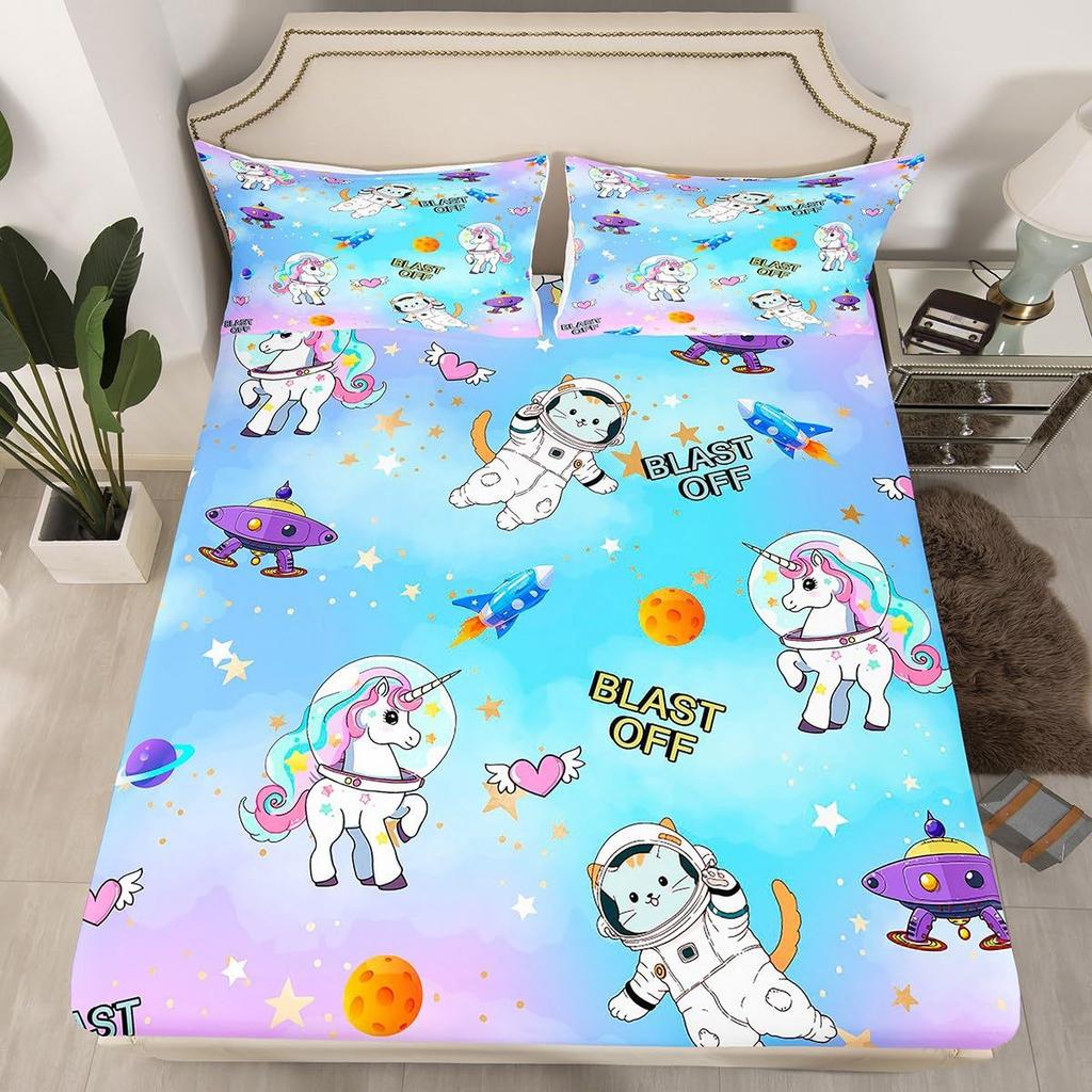 Cute Corgi Pattern Mattress Three-Piece Digital Printing Bedding Mattress Three-Piece Set Children Adult