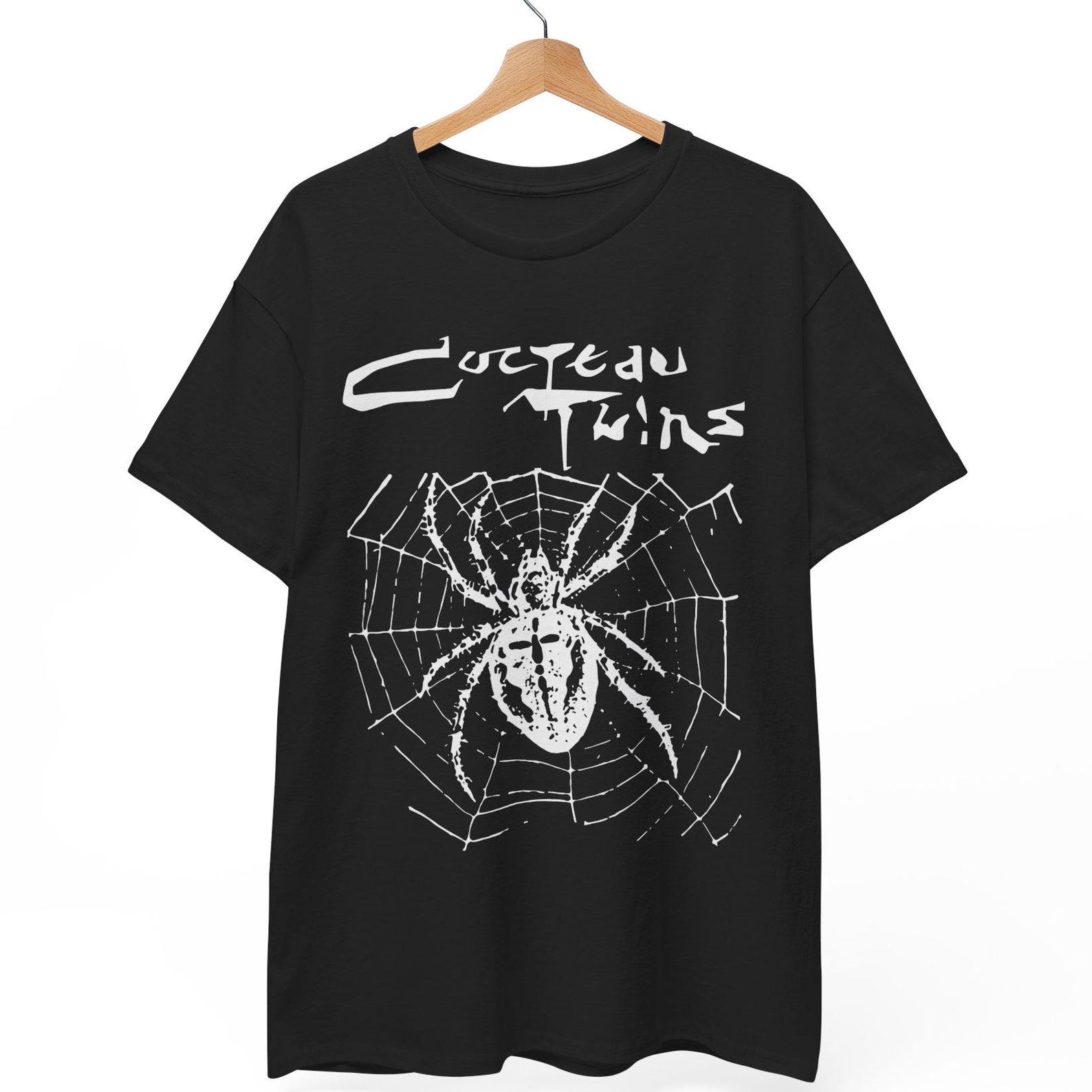 Cocteau Twins T-Shirt, Spider Graphic, 80s Dream Pop Band Tee S
